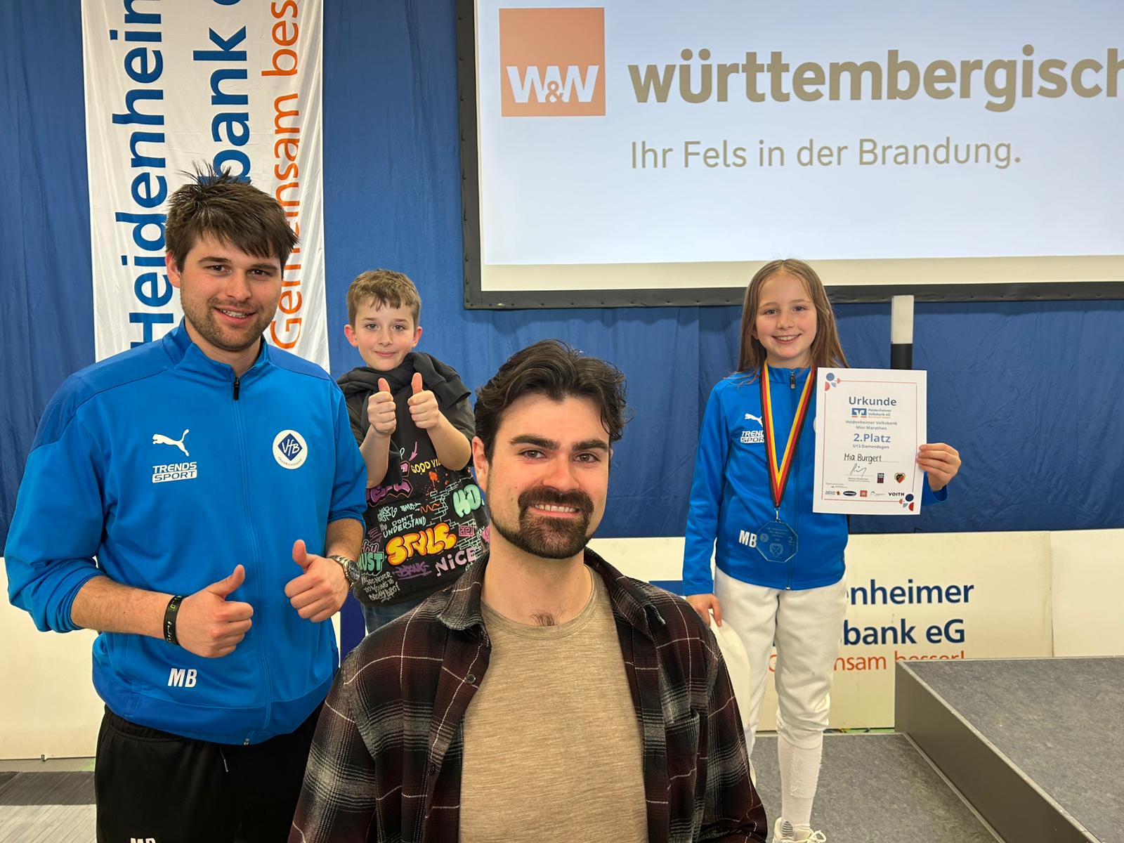 Burgert im Finale des Heidenheimer Mini-Fecht-Marathons